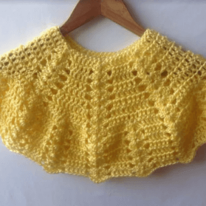 Handmade Girl's Poncho, Size Small (available in multiple colors - matches doll ponchos)