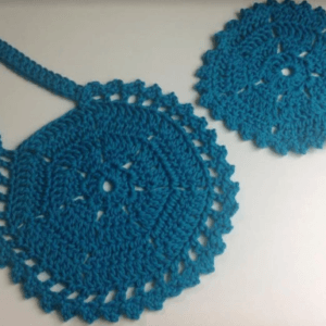 Baby Bib and Washcloth Set (available in blue, pink, or yellow)