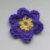 Purple and Yellow Barrette