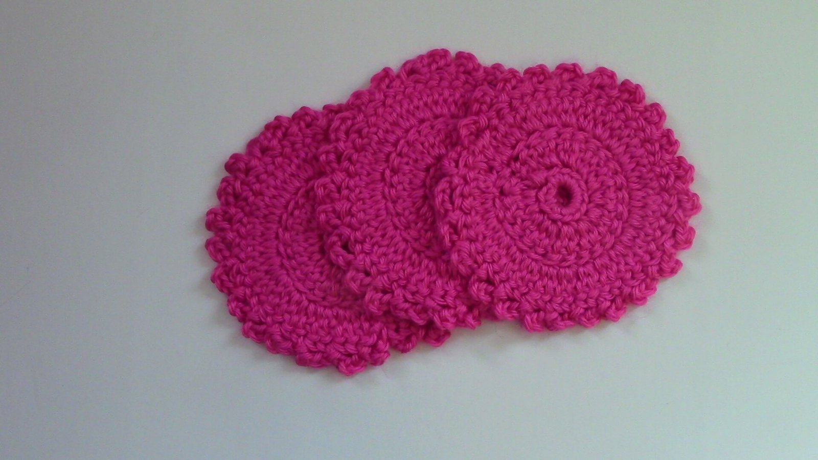 Crocheted Spring Coasters Easter Gift - set of 3 - Image 4