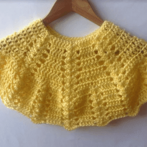 Handmade Girl's Poncho, Size Small (available in multiple colors - matches doll ponchos)